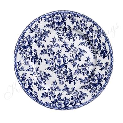 Blue and White Porcelain  Dinner Plates