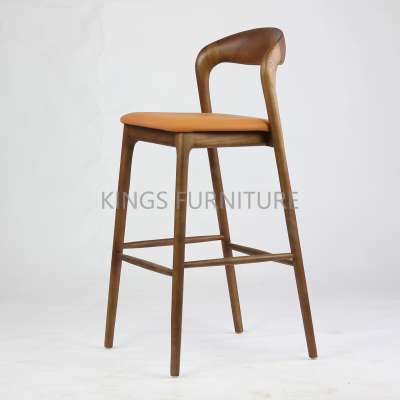 Modern wood barstool