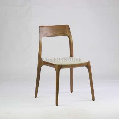 Fabric Upholstery wood dining chair