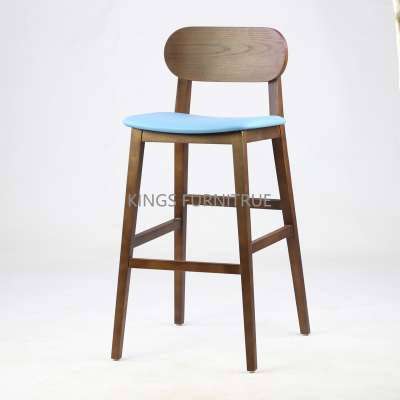 Hotel and Restaurant Wood  barstool