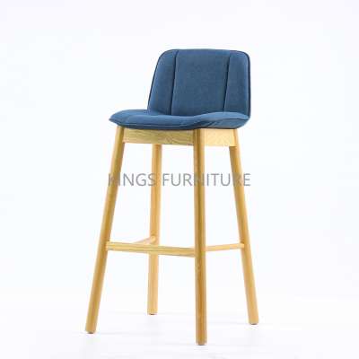 Modern wood barstool