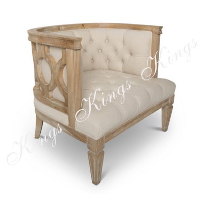 Wood Event Rentals  Sofa