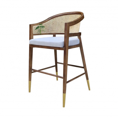 Modern wood barstool