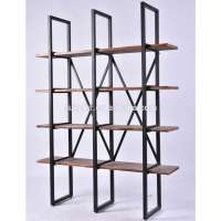 Industrial Display Metal Frame Wooden Shelf & Warehouse shelf