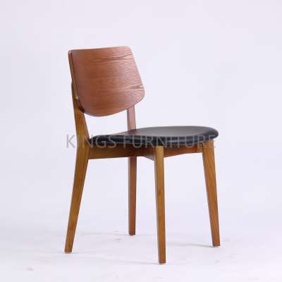 Fabric Upholstery Solid wood dining chair