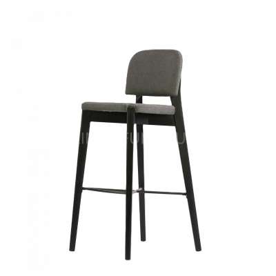 Modern wood hotel and restaurant barstool