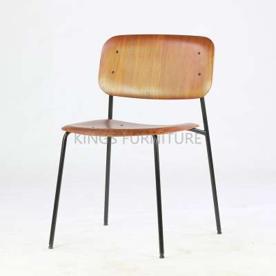 Walnut Color  Wood  Dining Chair