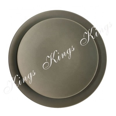 Grey Color  Porcelain   Dinner Plates